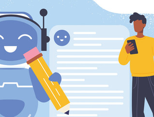 School chatbot illustration 