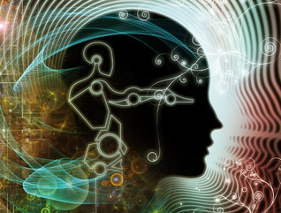 Futuristic technology concept