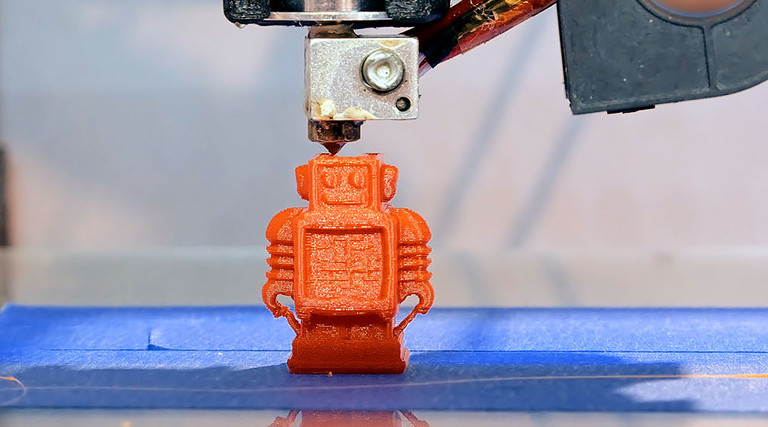 3D printed robot