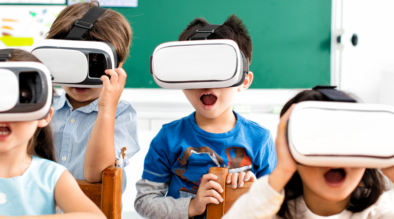 Kids on VR