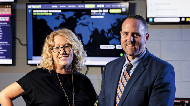 Bobbie Fiori (left) and Josh Baker