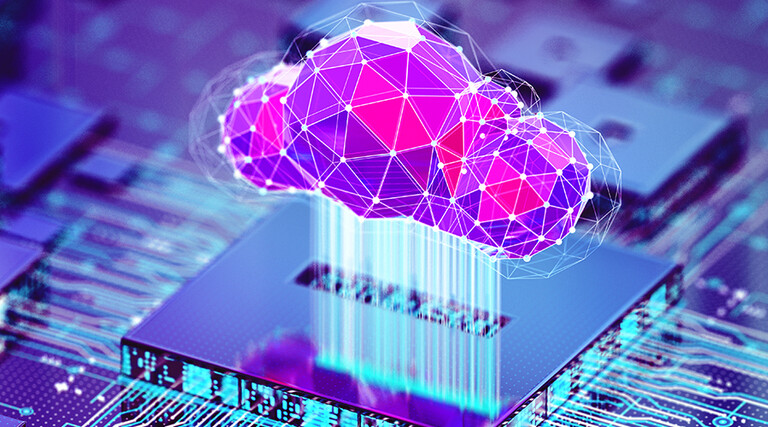 Cloud computing concept