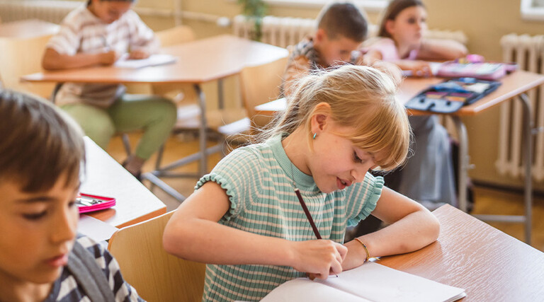 Students in the classroom