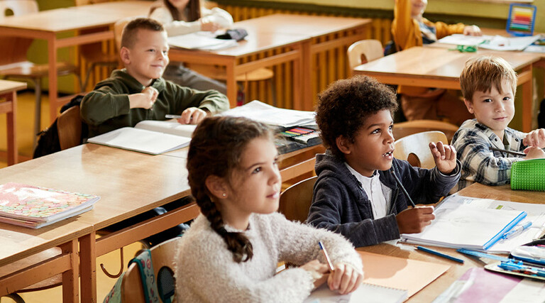 Students learning