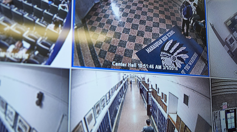 Video surviellence technolgy helps keep schools safe