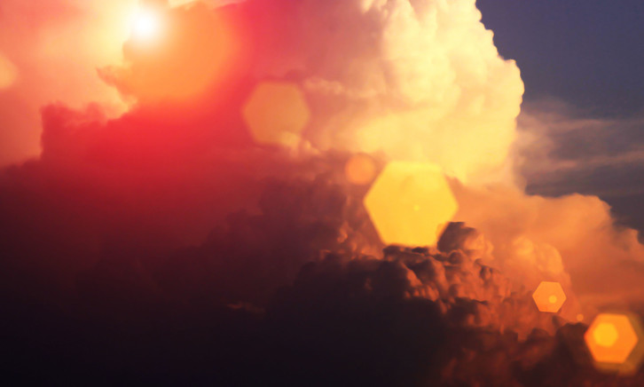 Beautiful sunset outdoor