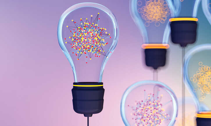 Creative technology, idea light bulb