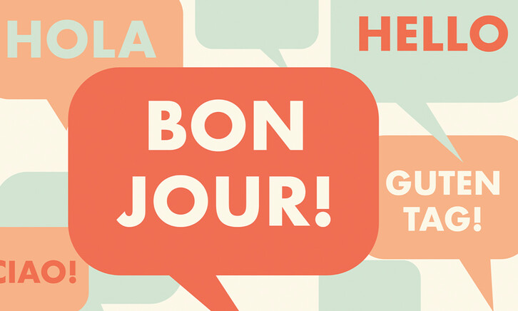 Colorful text blurbs