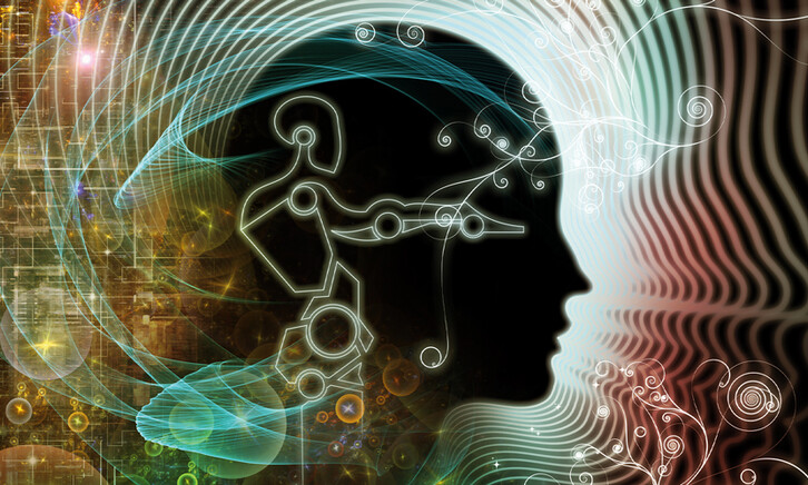 Futuristic technology concept