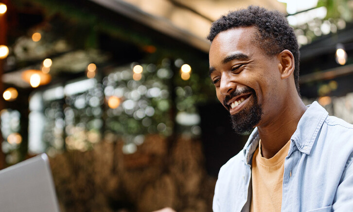 Person using computer