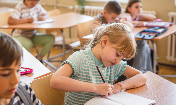 Students in the classroom