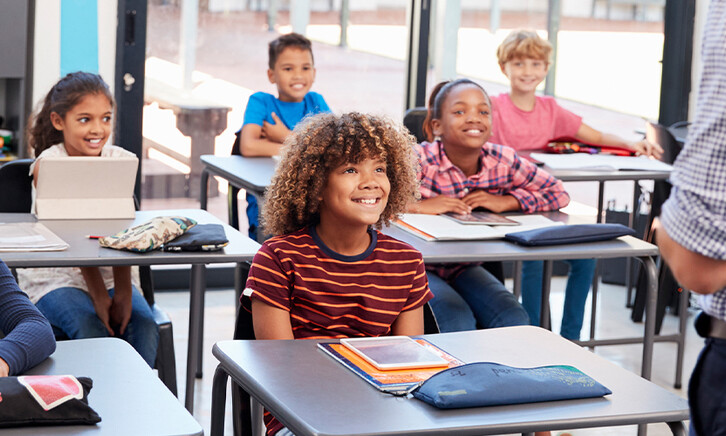 Students using