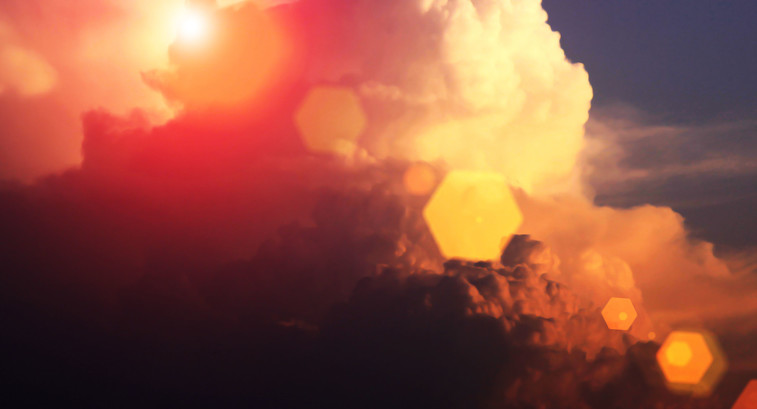 Beautiful sunset outdoor