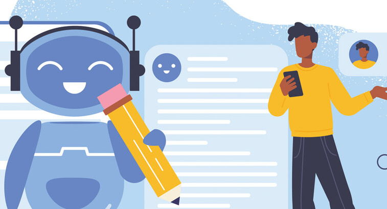School chatbot illustration 