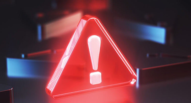 Red warning triangle