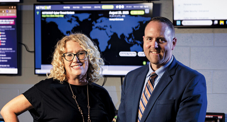Bobbie Fiori (left) and Josh Baker