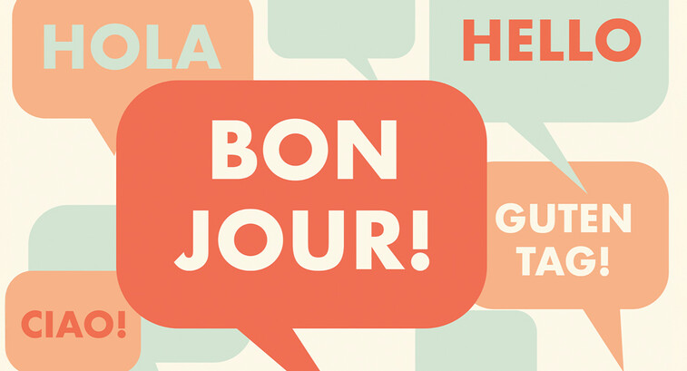 Colorful text blurbs