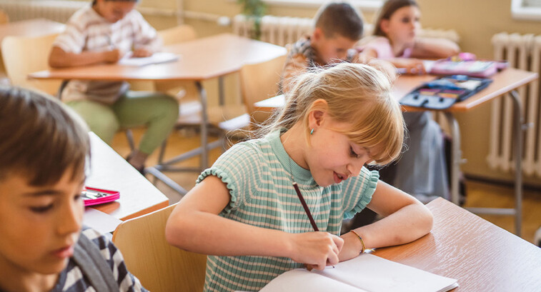 Students in the classroom