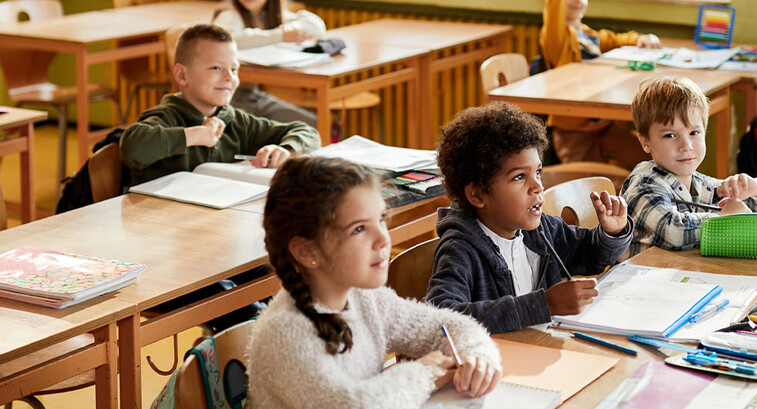 Students learning