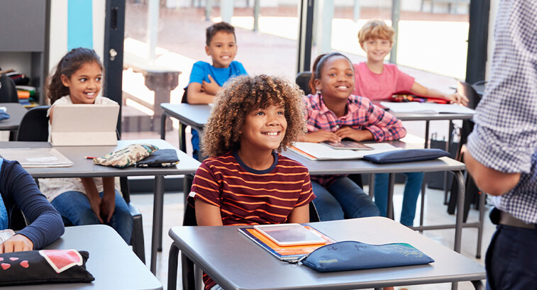 Students using