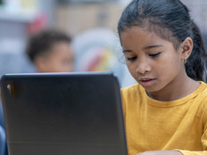 Elementary Students in a Computer Lab