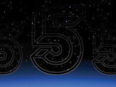 illustration of the numeral 5 in space