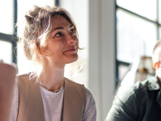 Young Professionals Collaborating in Modern Co-Working Space