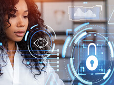 Person using secure device