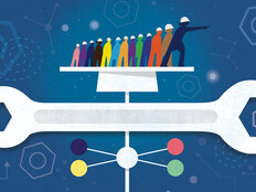 AI compliance toolkit concept with wrench as weathervane illustration