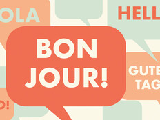 Colorful text blurbs