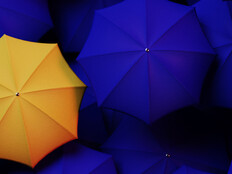 Multiple umbrellas