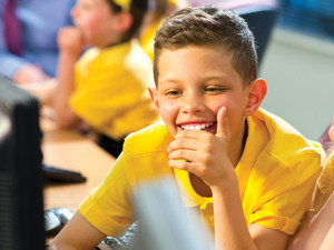 k-12 students using integrated technology in the classroom