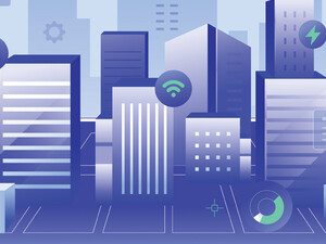 Digital construction software concept 