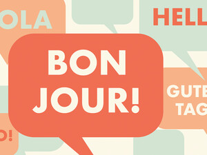 Colorful text blurbs