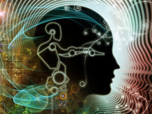 Futuristic technology concept