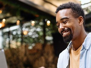 Person using computer