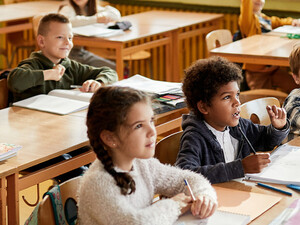 Students learning