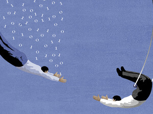 Illustration of acrobats