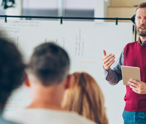 teacher teaching teachers to teach with tech
